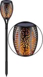 Solar powered waterproof LED garden torch | Stornfield