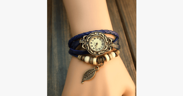 Stornfield | The Boho-Chic Leaf Vintage Watch