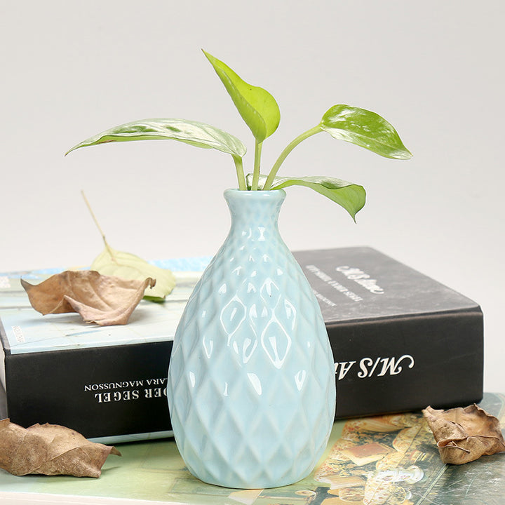 Decorative Textured Ceramic Flower Vase Stornfeild