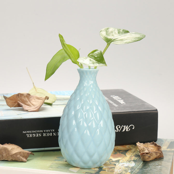 Decorative Textured Ceramic Flower Vase Stornfeild