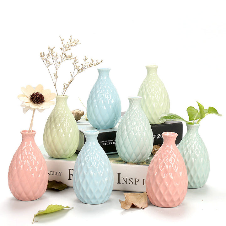 Decorative Textured Ceramic Flower Vase Stornfeild
