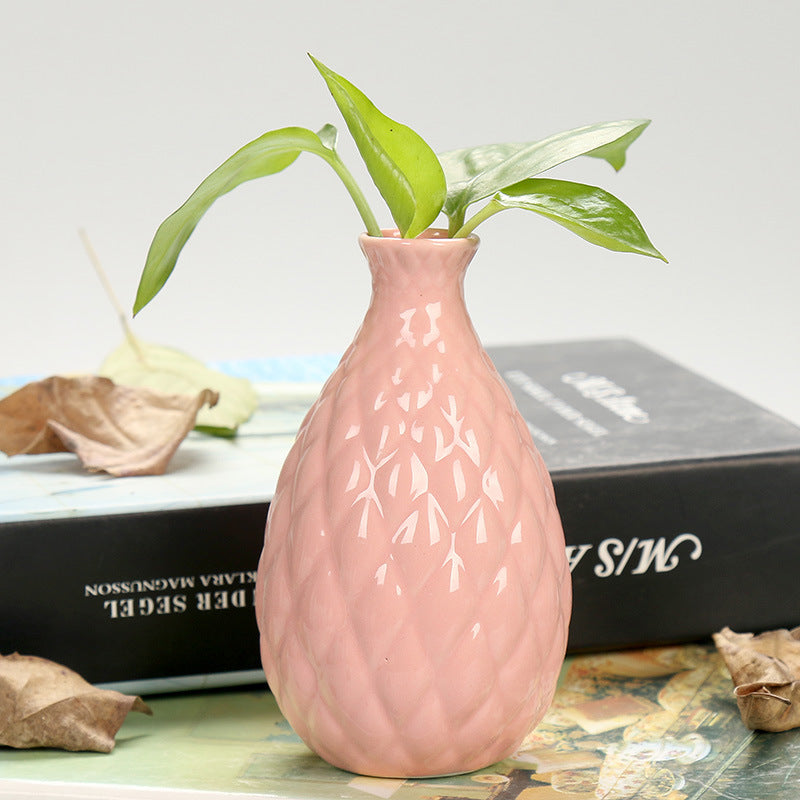Decorative Textured Ceramic Flower Vase Stornfeild
