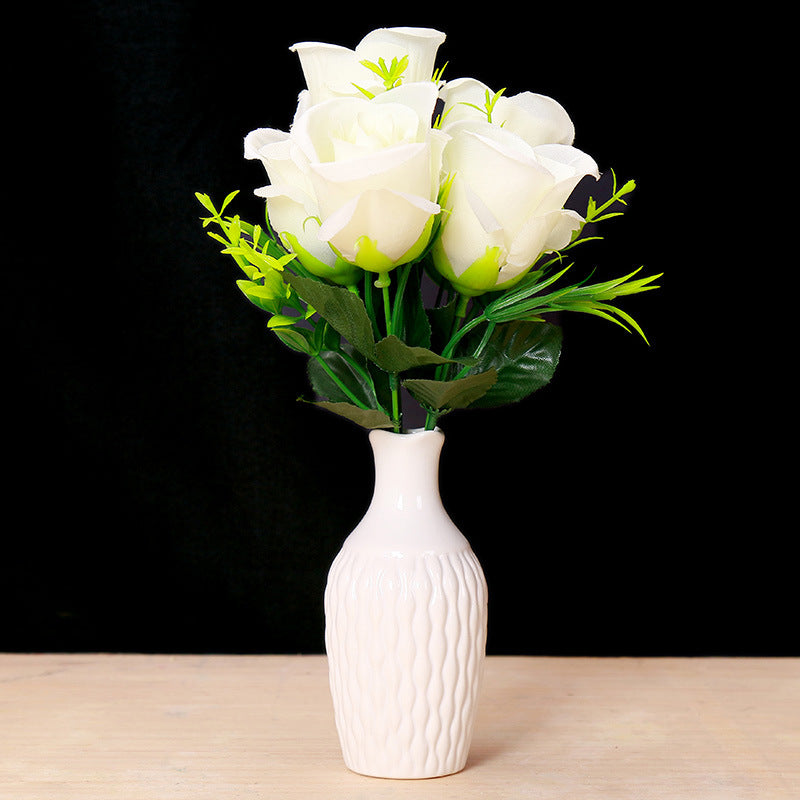Textured Ceramic Flower Vase Stornfeild 1790310283