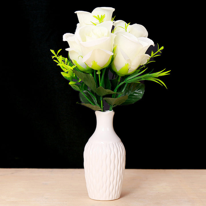 Textured Ceramic Flower Vase Stornfeild 1790310283