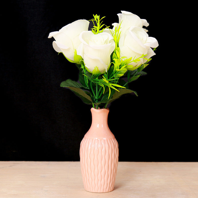 Textured Ceramic Flower Vase Stornfeild 1790310283