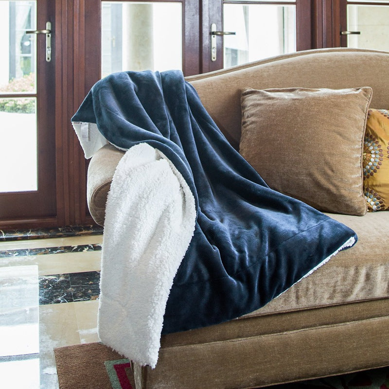 Women soft and warming fleece blanket Stornfield