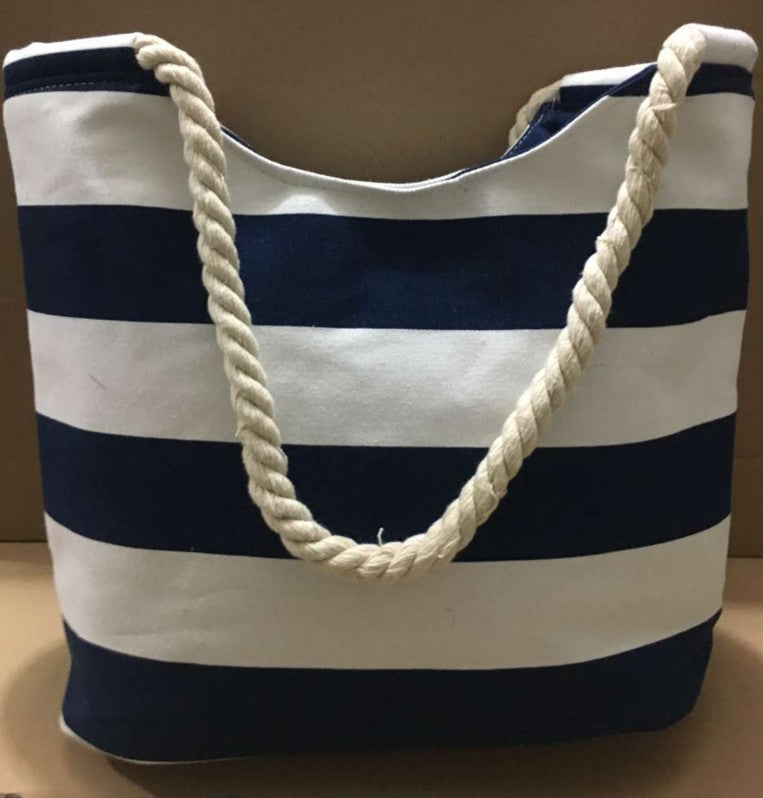 Beach-friendly cotton bag with robust cord handles Stornfield