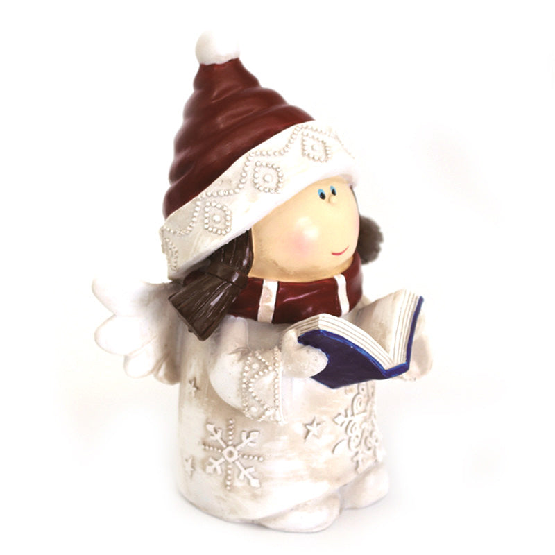 Festive Angel Figurine Set