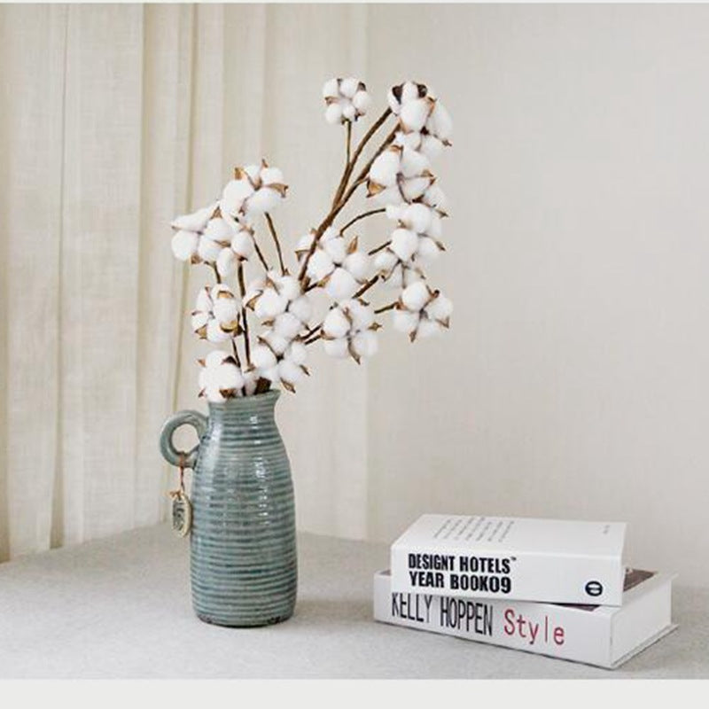 Artificial Cotton Flower Arrangement