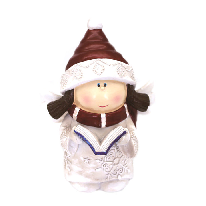 Festive Angel Figurine Set