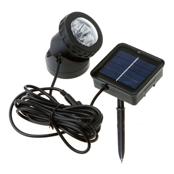 Adjustable Solar LED Landscape Spotlight With External Photovoltaic Panel And Extended Low-Voltage Cable Stornfield