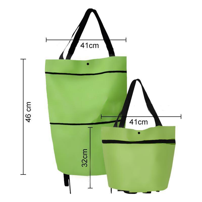 Foldable Shopping Bag with Wheels | Stornfield