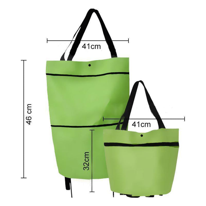 Foldable Shopping Bag with Wheels | Stornfield
