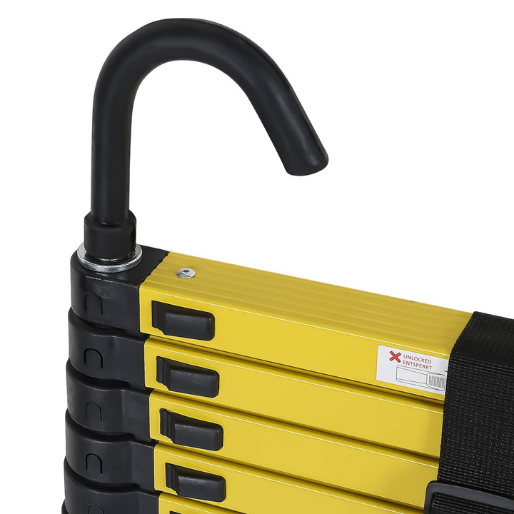 Telescopic Ladder Aluminum with Removable Hook | Stornfield