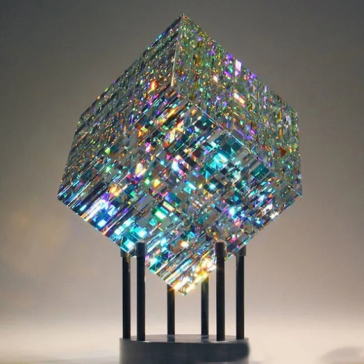 Stornfield | Artwork - ChromaticCube - Rainbow Refraction - Enchanting Modern Decor