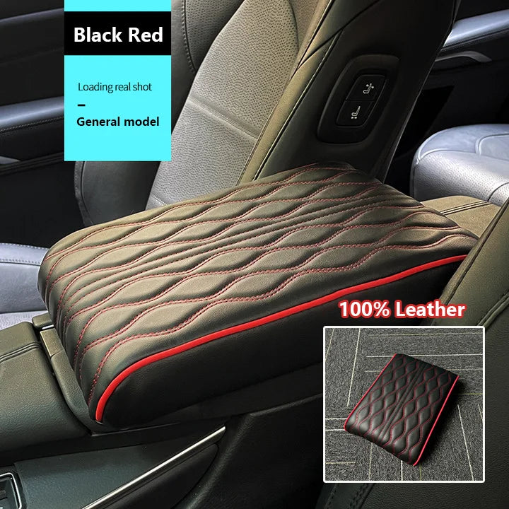 Stornfield | Armrest cushion in leather (Universal style)