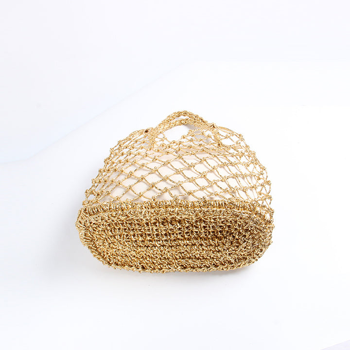 Hand-knotted mesh tote bag with luxurious lining Stornfield