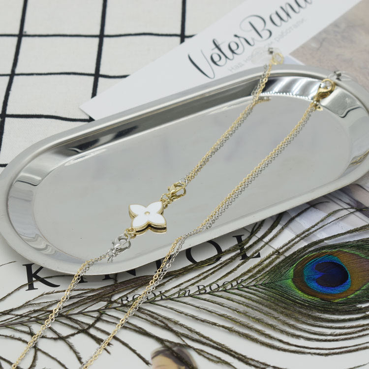 Dual-Layered Floral Pendant Necklace Stornfield