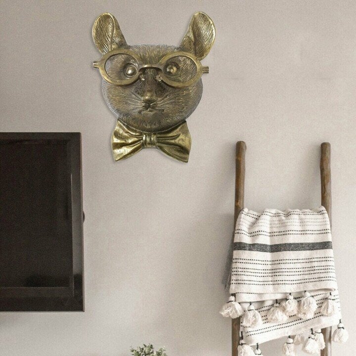 ArtBeest Animal Head Wall Decoration – Hand-Painted Playful Figures Made of Resin | Stornfield
