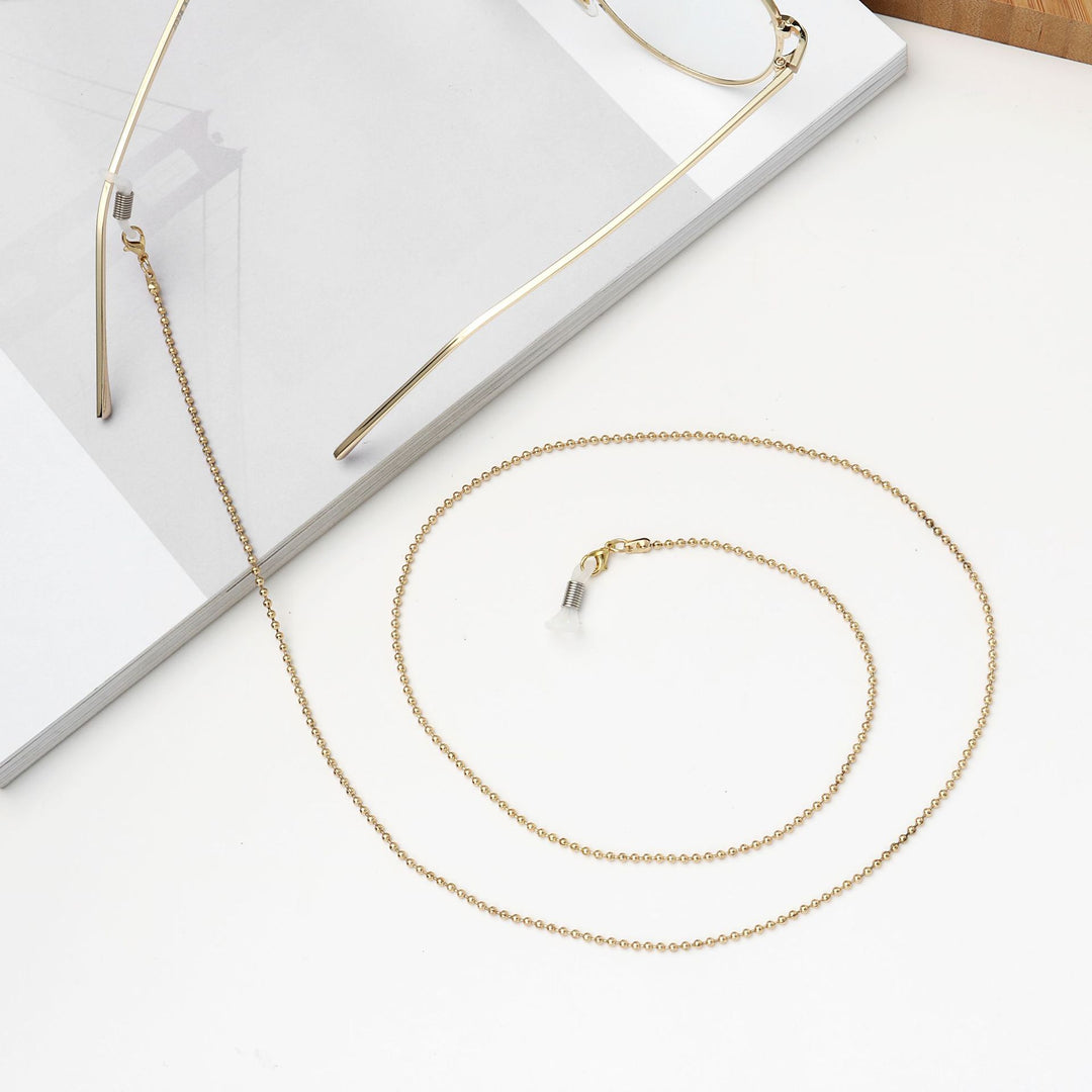 Eyewear Holder Chain with Metal Ball Beads Stornfield