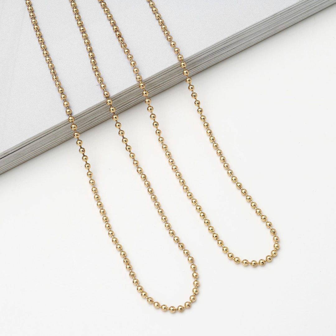 Eyewear Holder Chain with Metal Ball Beads Stornfield