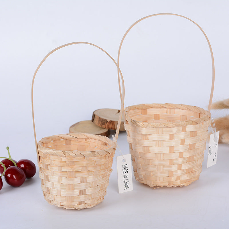 Handcrafted Natural Woven Storage Basket Stornfield