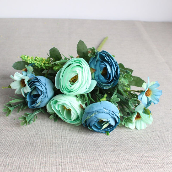 Realistic Faux Flower Bouquet