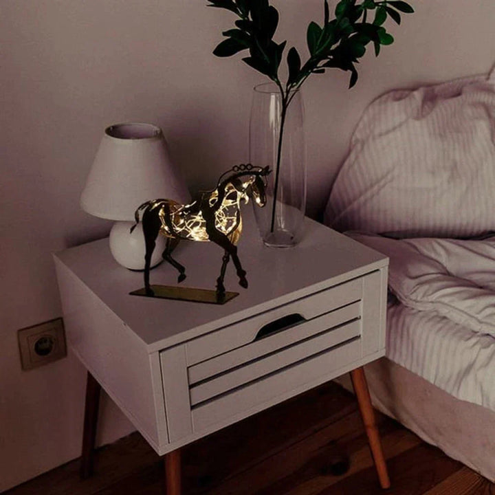 Stornfield | Horse Sculpture - AdonisMetal - Rustic Elegance - Timeless Decorative Piece