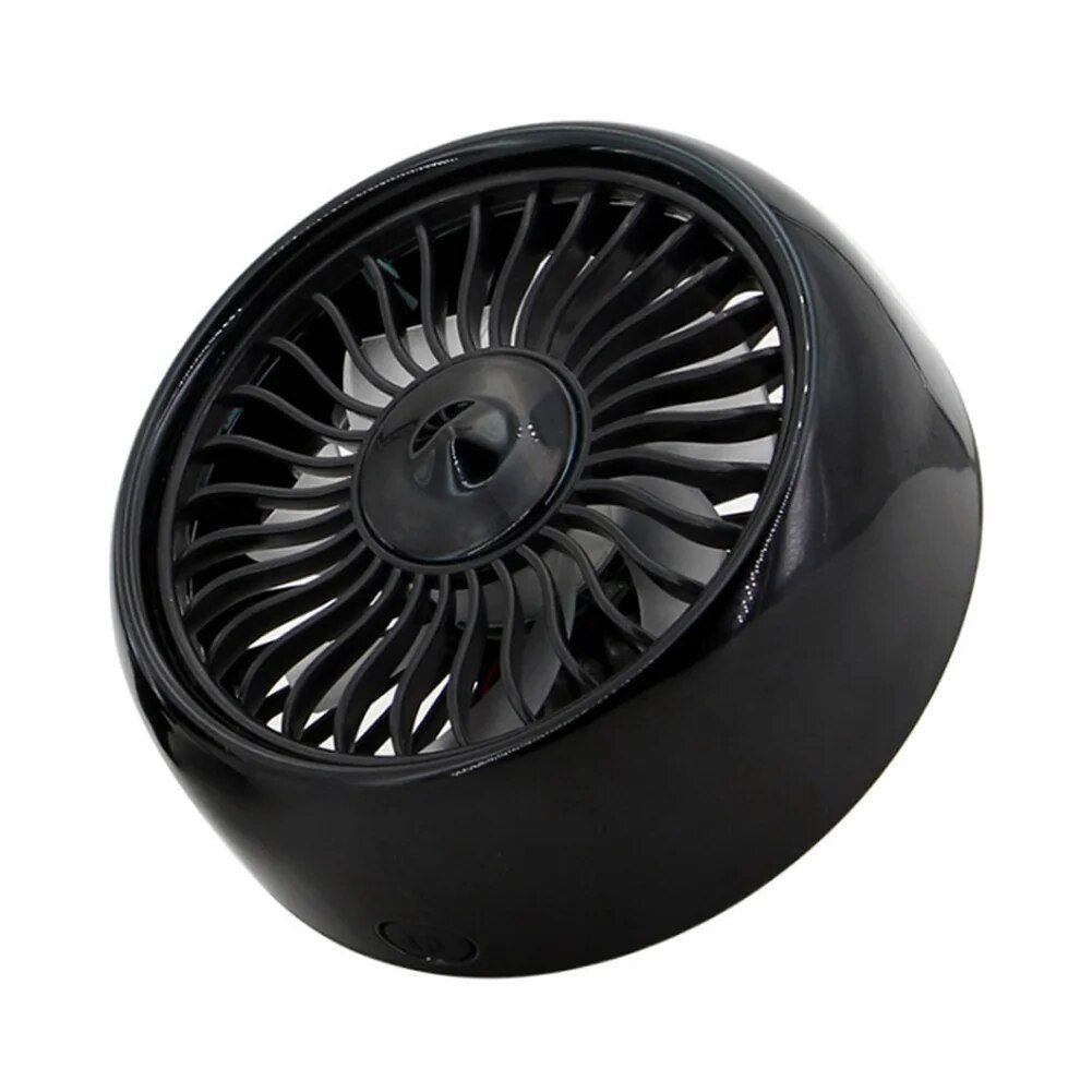 USB Car Vent Fan with 3 Speeds & Colorful LED Light | Stornfield
