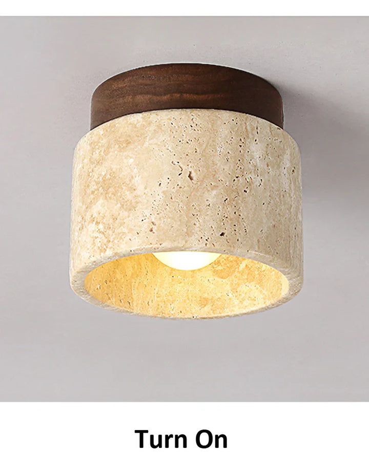 Japanese Creative Cream Style Ceiling Lamp | Stornfield