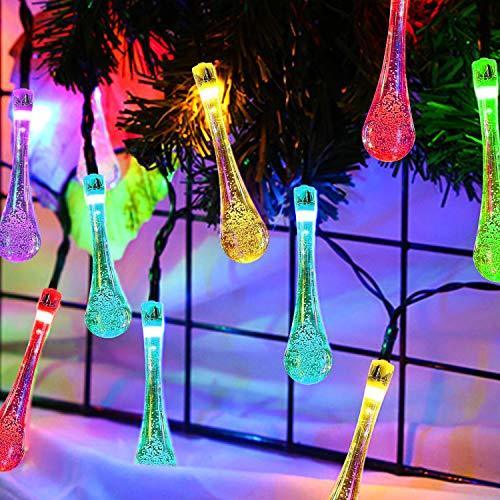 8 Modes Water Drop Solar Lights | Stornfield