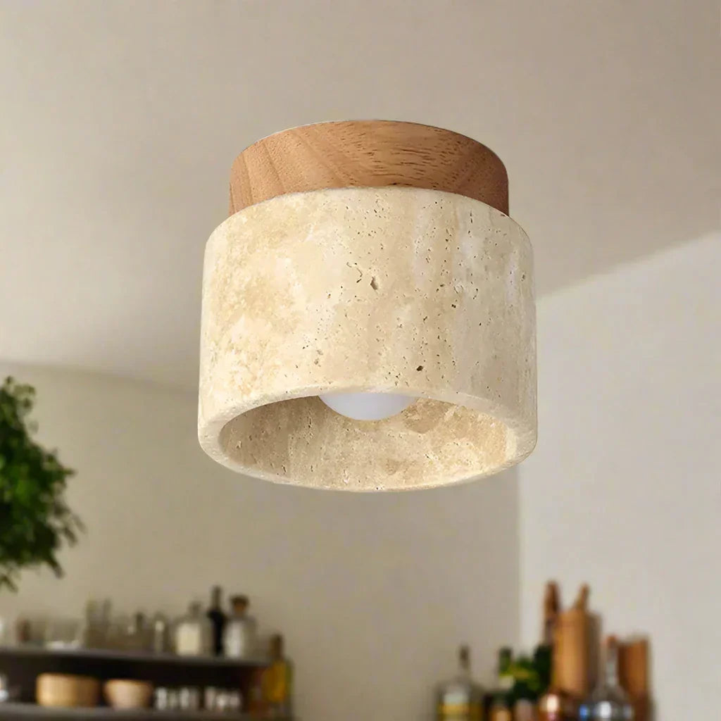 Japanese Creative Cream Style Ceiling Lamp | Stornfield