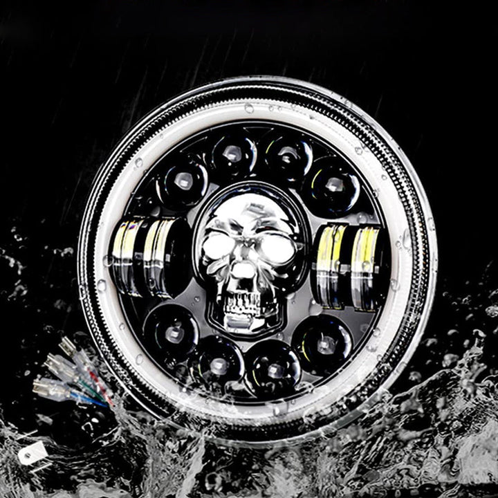 Stornfield | 7 Inch Skull LED Headlight