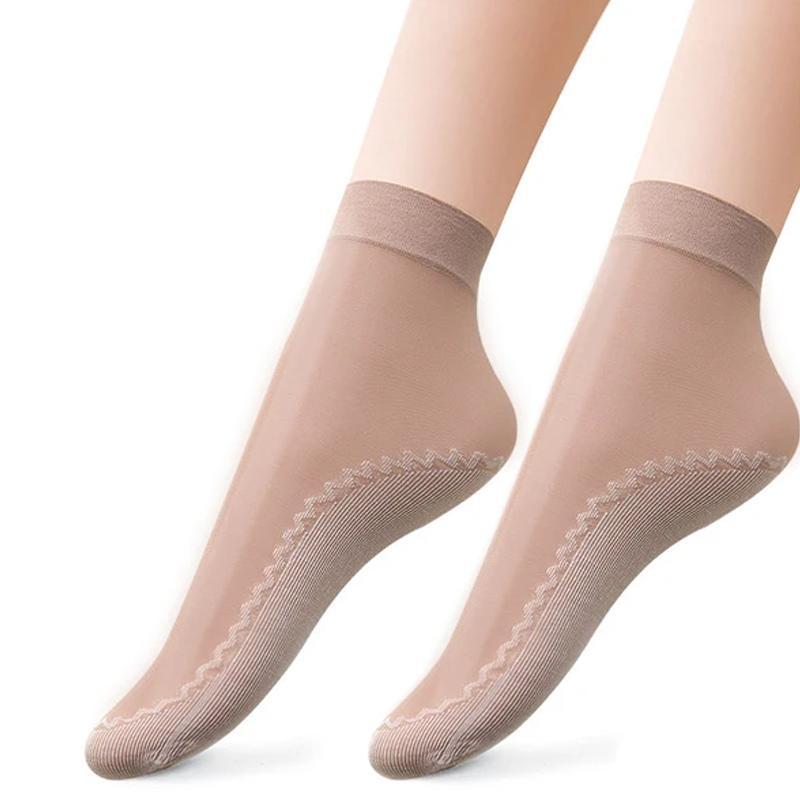 Silky Cotton Anti-slip Socks | Stornfield