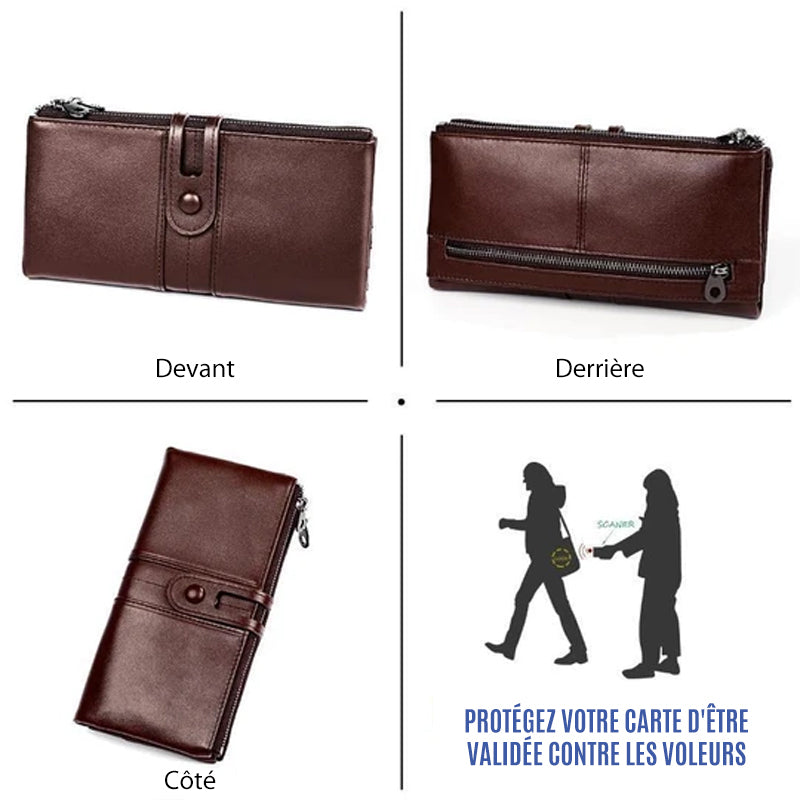 Long Wallet in Genuine Leather | Stornfield