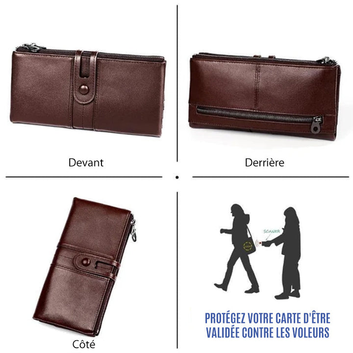 Long Wallet in Genuine Leather | Stornfield
