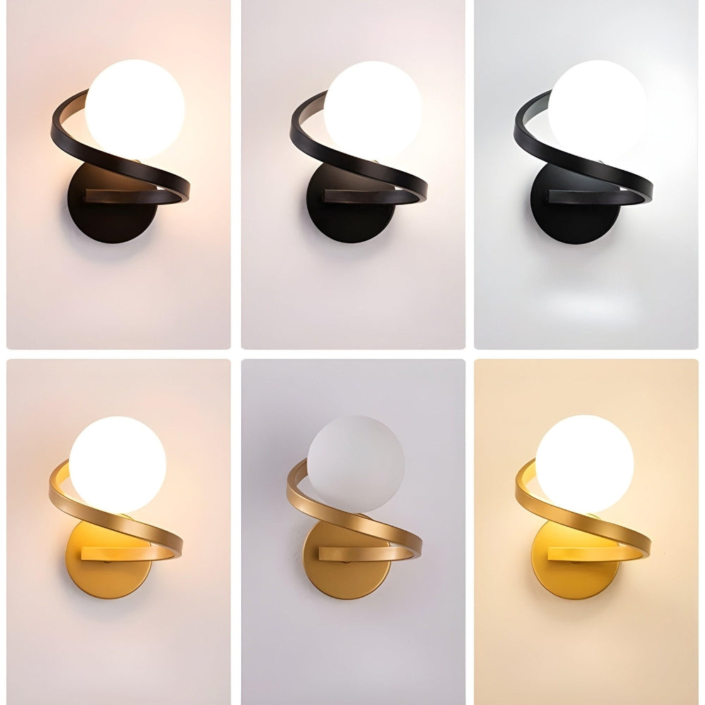 Spiral LED Modern Design Wall Sconce Stornfield