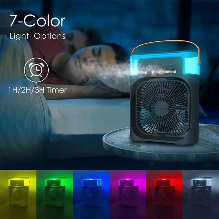 3-in-1 Air Cooler Humidifier | Portable, Adjustable Fan Speeds & Ideal for Bedrooms, Offices & Small Spaces | Stornfield