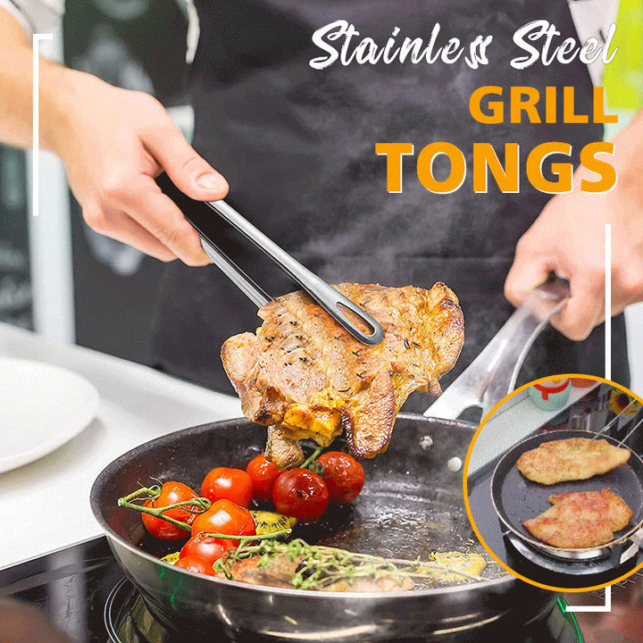 Stainless Steel Grill Tongs | Stornfield
