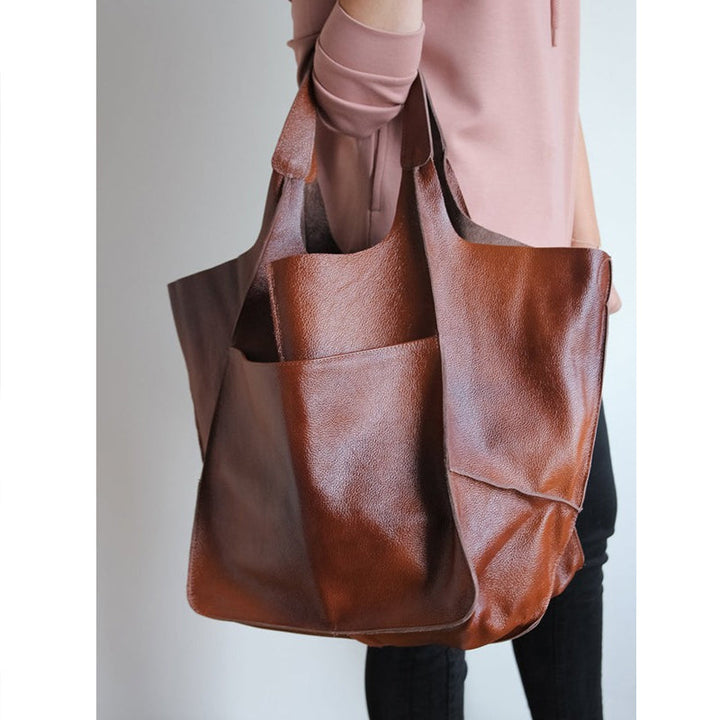 Stornfield | Oversized leather weekend handbags for women
