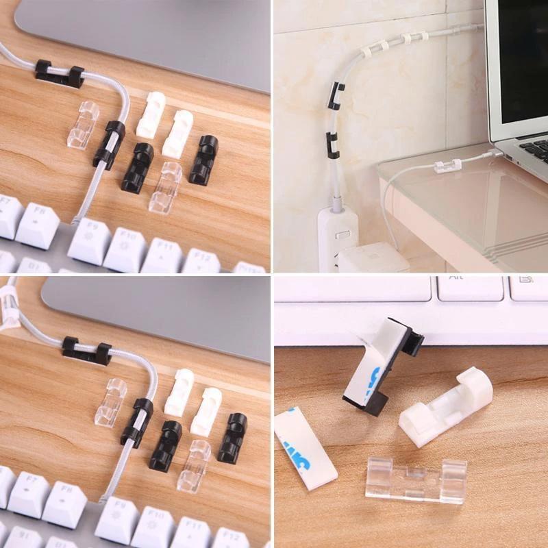 Self-adhesive Wire/Cable Clips in Plastic | Stornfield