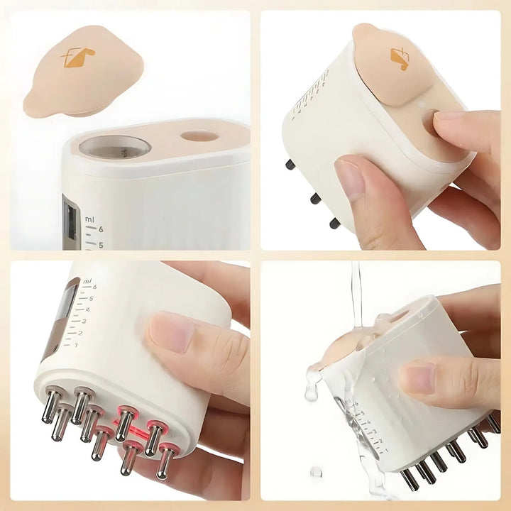 HairVibe Electric Scalp Massager | Improved Blood Circulation – Stress Relief to Promote Hair Growth and Scalp Health Stornfield