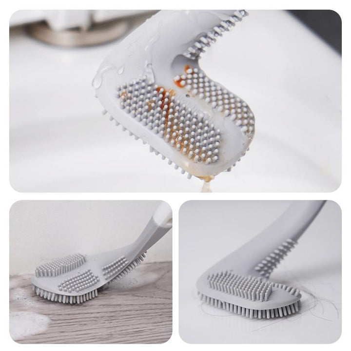 Stornfield | Flexible Silicone Toilet Brush with Long Handle