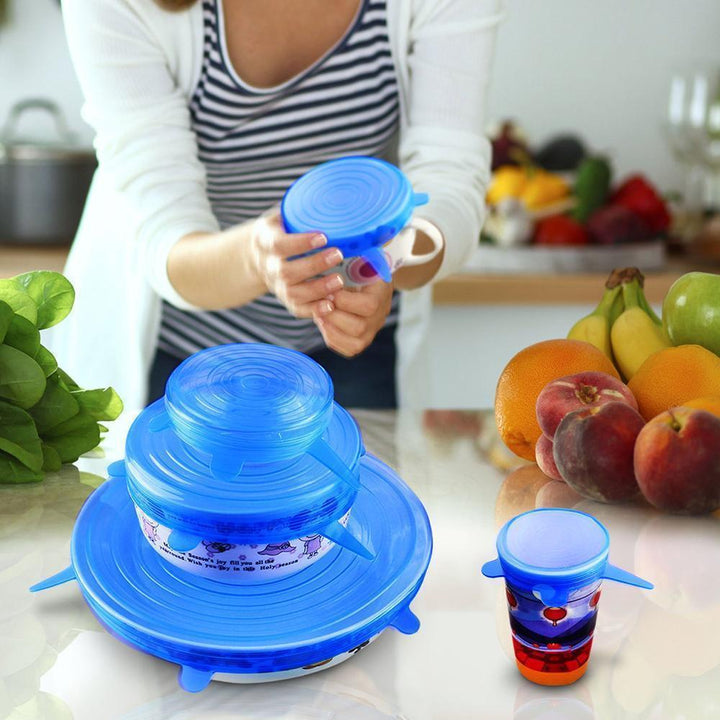 6-Piece Silicone Lid Set | Stornfield