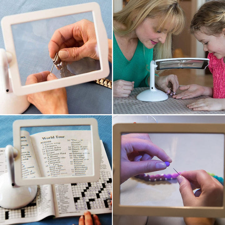 Stornfield | Hands-Free Desktop Magnifier with LED