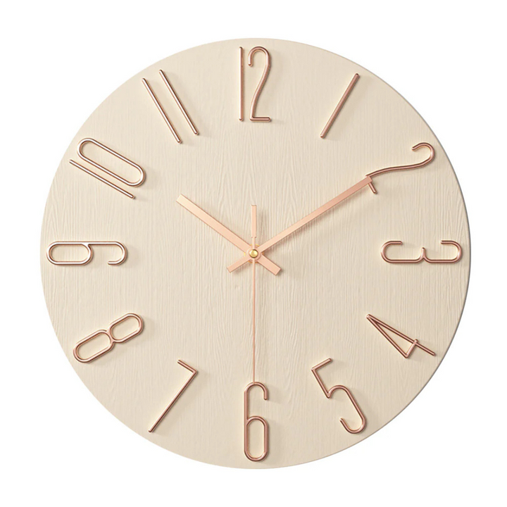 Noble Wall Clock – Modern & Silent Clock for Living Room | Stornfield