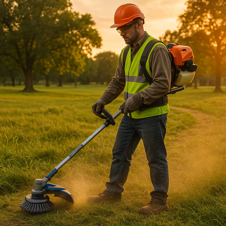 Stornfield | Grass Cutting Turbo Head – Universal 6-Blade Weed Brush for Trimmers