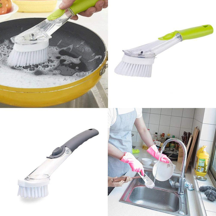 Dish Brush with Detergent Dispenser | Stornfield