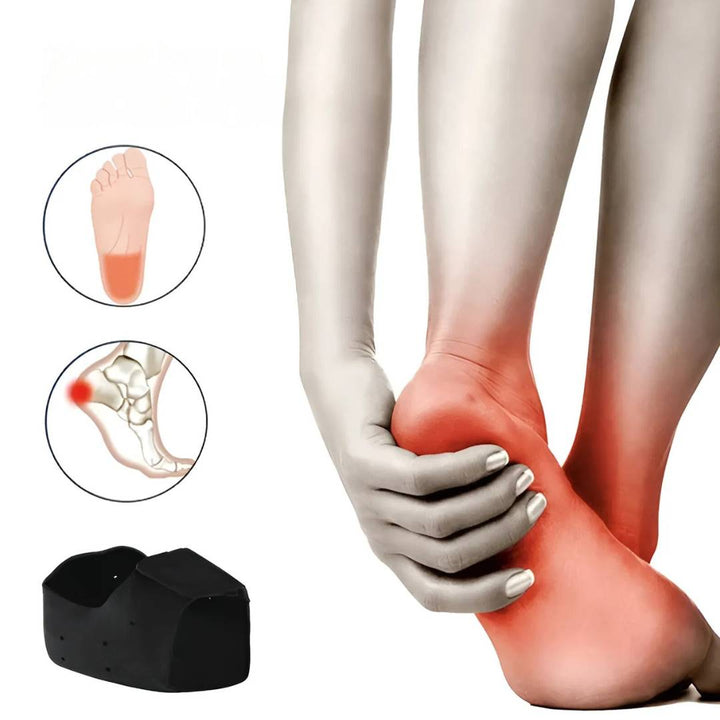 GelCush Heel Cups for Plantar Fasciitis | Soft Gel Inserts - for Heel Pain Relief and Shock Absorption Stornfield