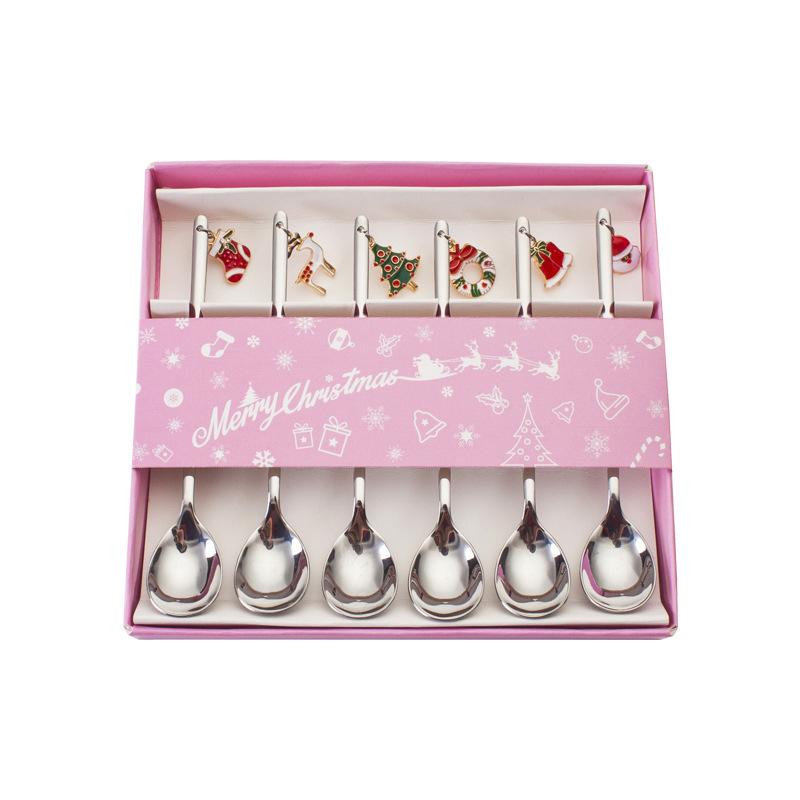 Christmas Decorations for Home - Christmas Metal Spoon Gift Set | Stornfield